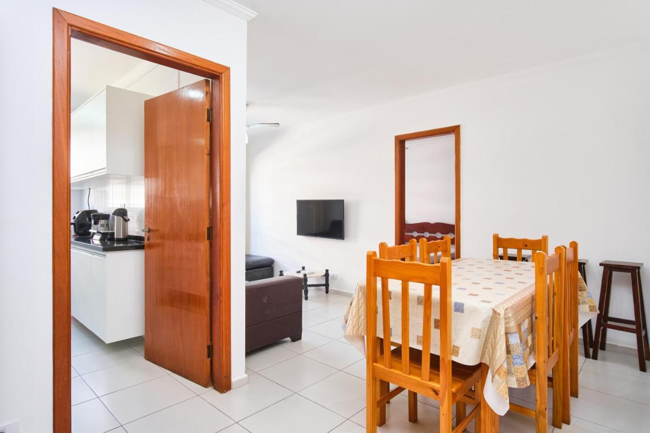 Apartamento A 100 Metros Da Praia, Bem Localizado, Com Ar Condicionado E Wi-Fi -23 - Edificio Lenamar II Appartement Ubatuba Buitenkant foto